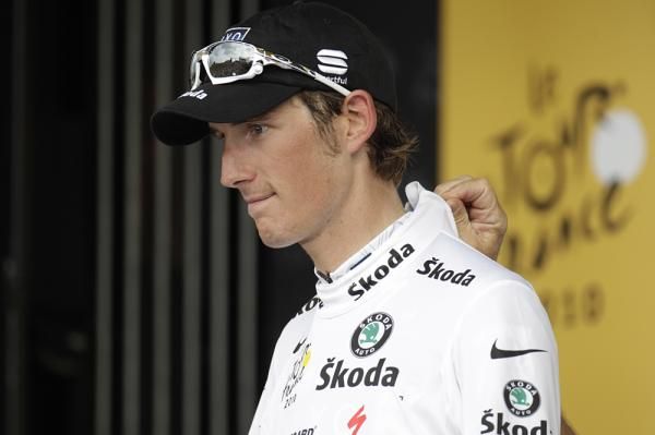 Andy Schleck (Saxo Bank) took the best young rider lead from Geraint Thomas of Sky.