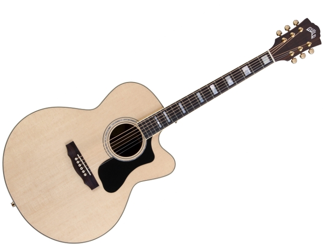 The F-150RCE (MSRP £1,258.80), like the F-150R, features rosewood back, sides, fingerboard and neck, but has an onboard Fishman Sonitone pickup system built-in.