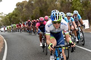 Luke Durbridge chases on stage 1 of the 2016 Tour Down Under