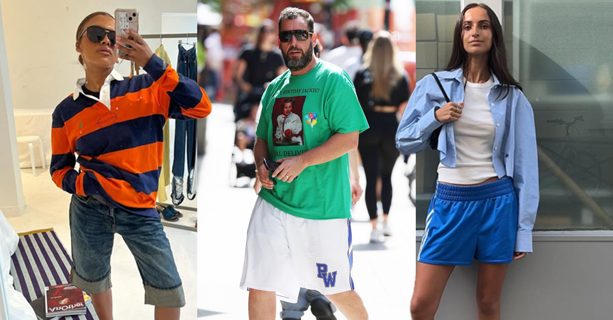 5 Ways to Style Adam Sandler–Inspired Baggy Shorts