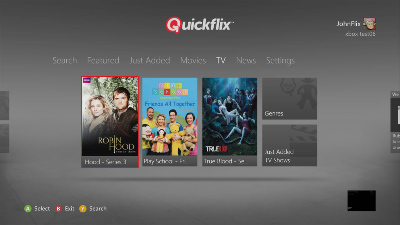 Quickflix arrives on the Xbox