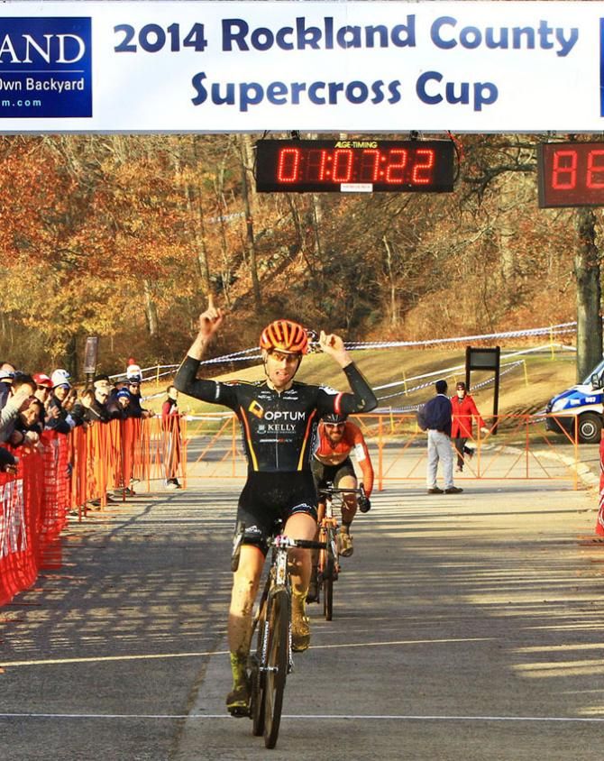 Kerry Werner Jr. (Optum PRO Cycling CX Team p/b Kelly Benefits) moves up from yesterday and takes the win.