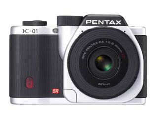 Pentax k-01 silver released in march 2012