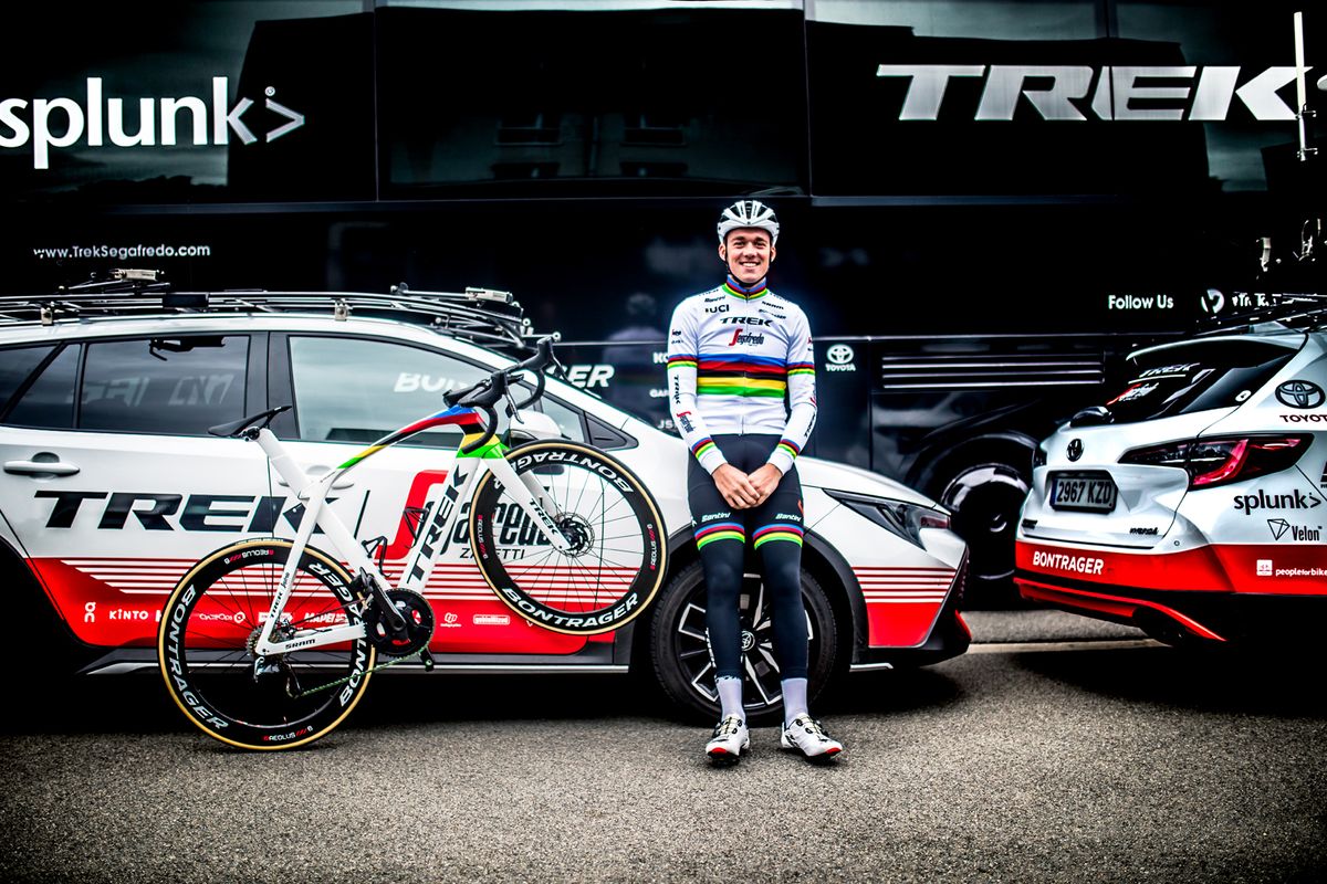 Mads Pedersen&#039;s World Champion Trek Madone