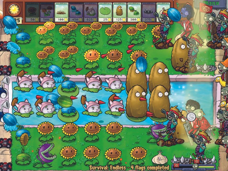 Plants vs. Zombies 2: Split Pea - Walls 360