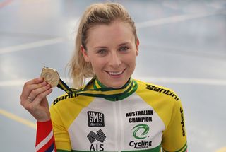Annette Edmondson wins points race at Australian track championships