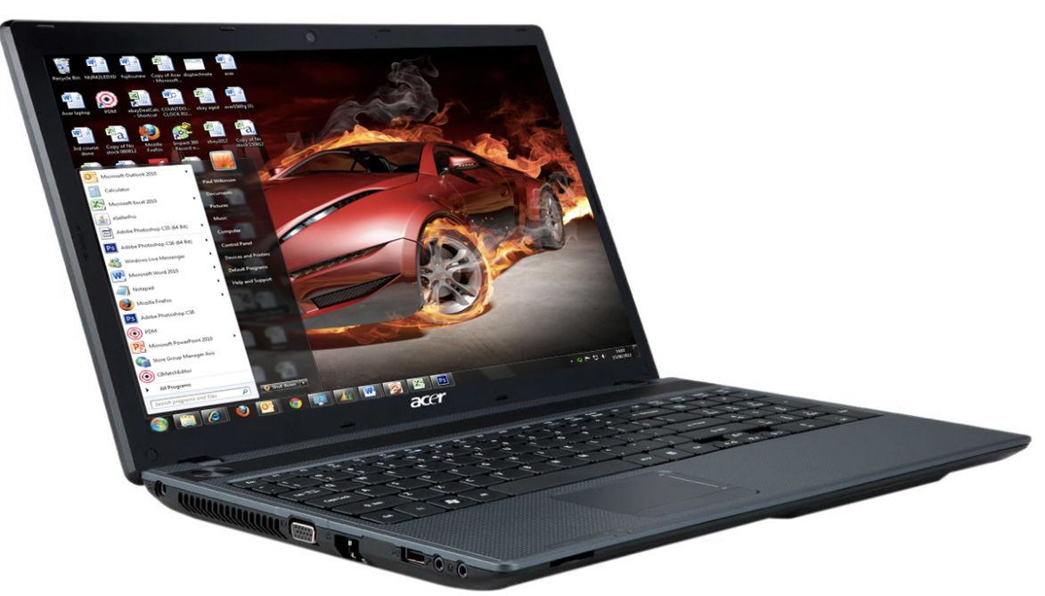 Gaming laptop with dedicated graphics chip, quadcore CPU available