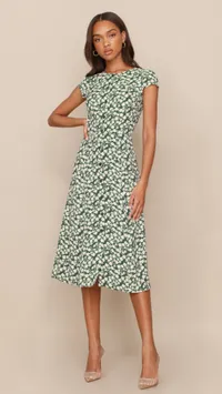 Reformation, Fauna Dress ($218, $130.80, £‌218, £‌130.80)&nbsp;