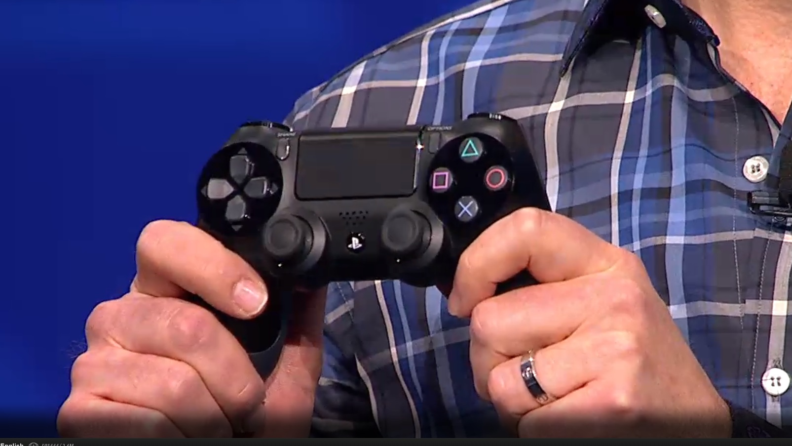 PS4 controller introducing DualShock 4 |