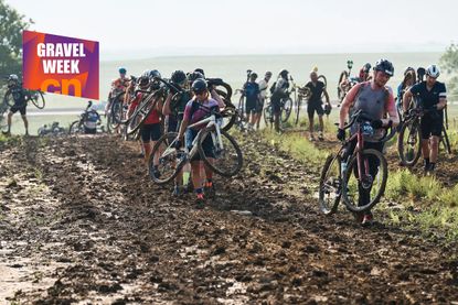 Just as riders got caught in sticky mud of Unbound, it's possible to get bogged in the off the bike aspects of gravel as we