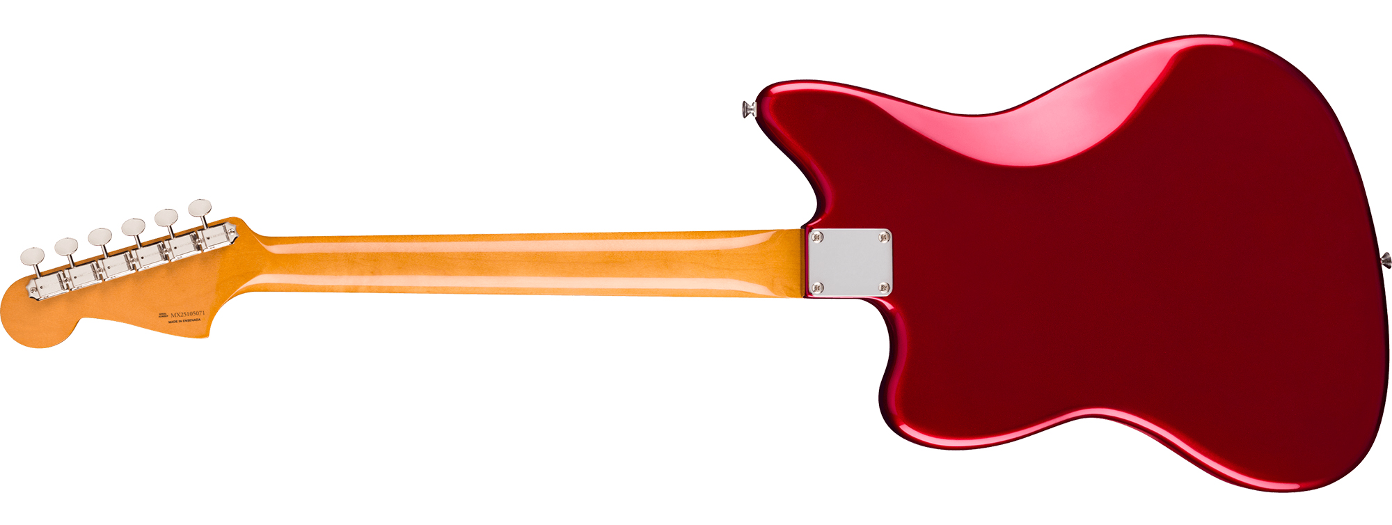 A detail of the Fender Vintera III Mid 60s Jazzmaster
