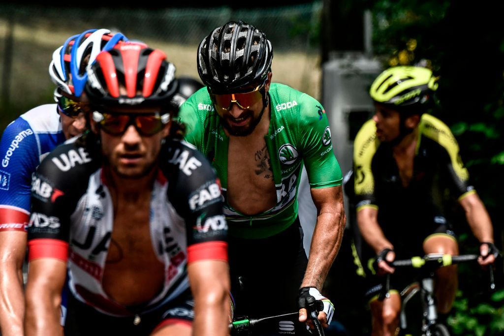 Peter Sagan (Bora-Hansgrohe) in the autobus