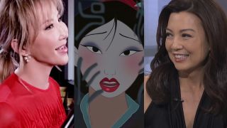 Lee performing Reflection, Mulan (1998), Ming-na Wen on CBS's The Talk