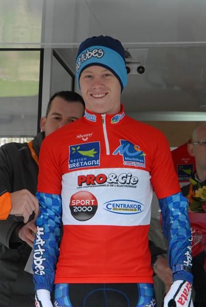 Lawson Craddock (Hot Tubes Cycling Team) assumed the mountains classification lead.