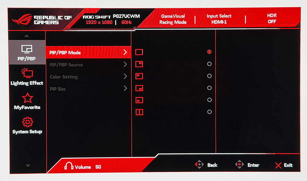 Asus ROG Swift PG27UCWM