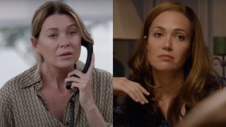 Ellen Pompeo in Grey's Anatomy and Mandy Moore in This is Us 