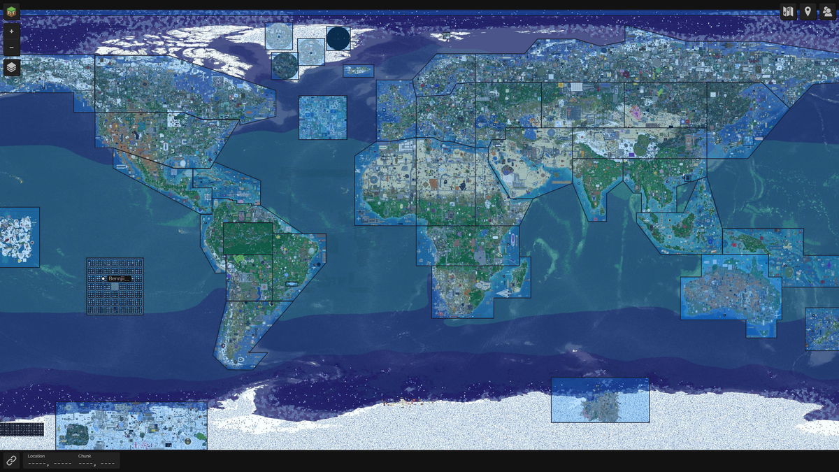 Amazing playable Minecraft Earth map!