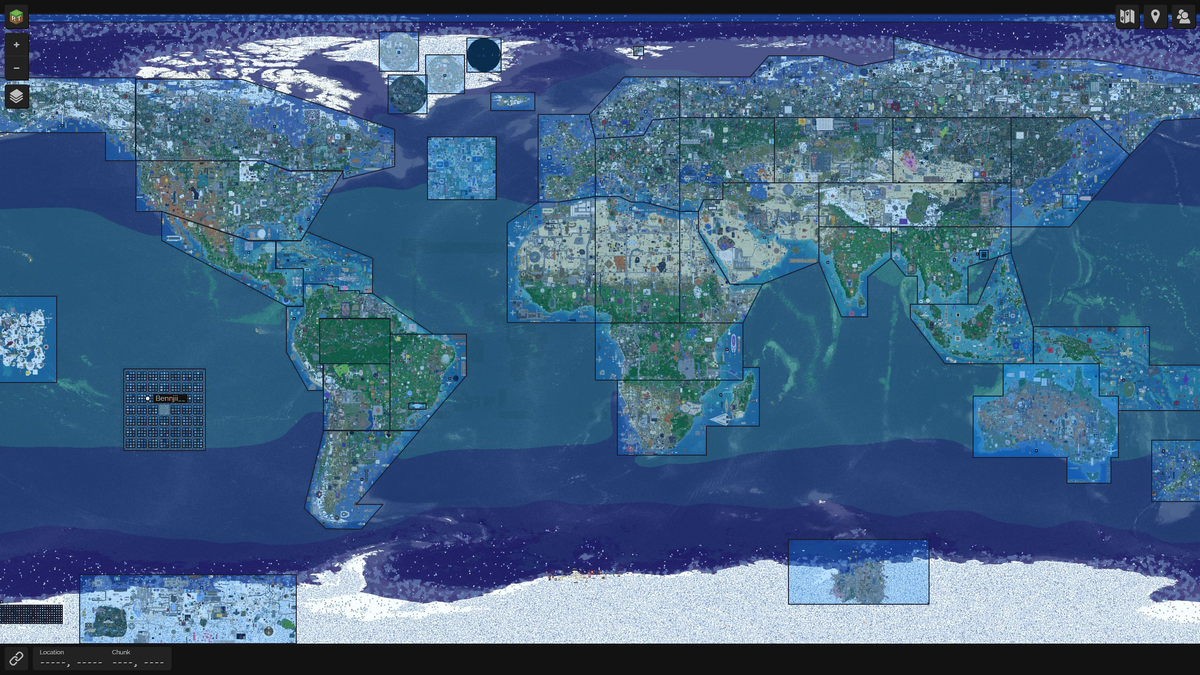 minecraft earth map to scale