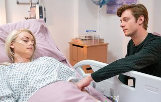 Daniel Osbourne lies to Sinead about their new son’s bowel condition.