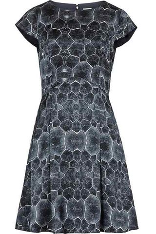 Reiss Tortoise Print Silk Dress, £195