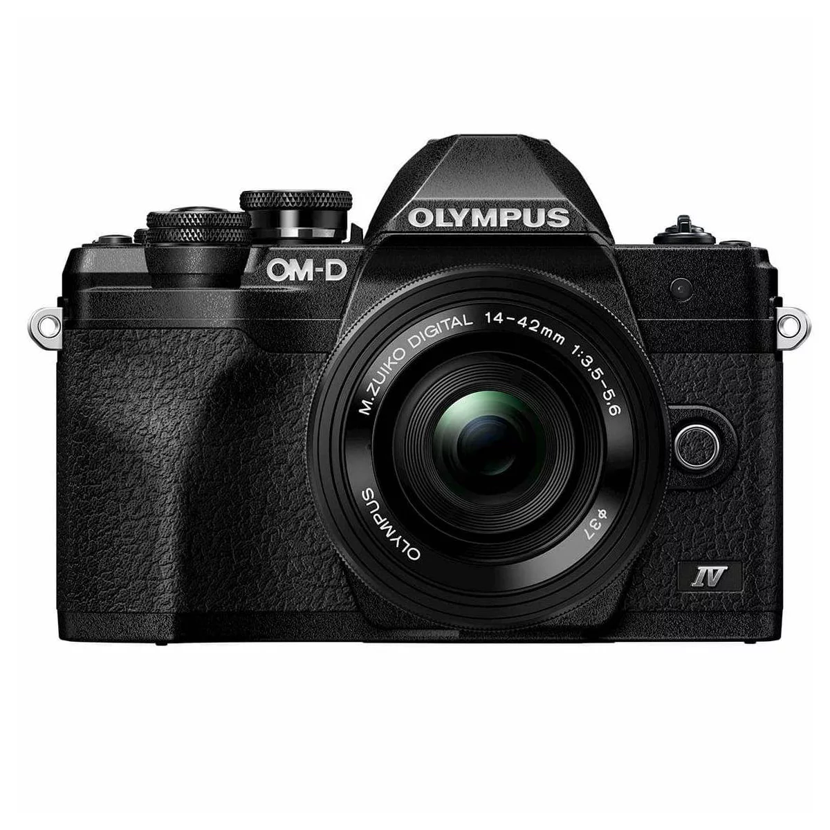 Om System Om-D E-M10 Mark Iv Black Mirrorless Camera With 14-42mm Ez Lens Kit