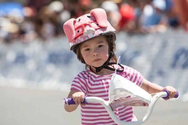 Even the kids got to race hard today.