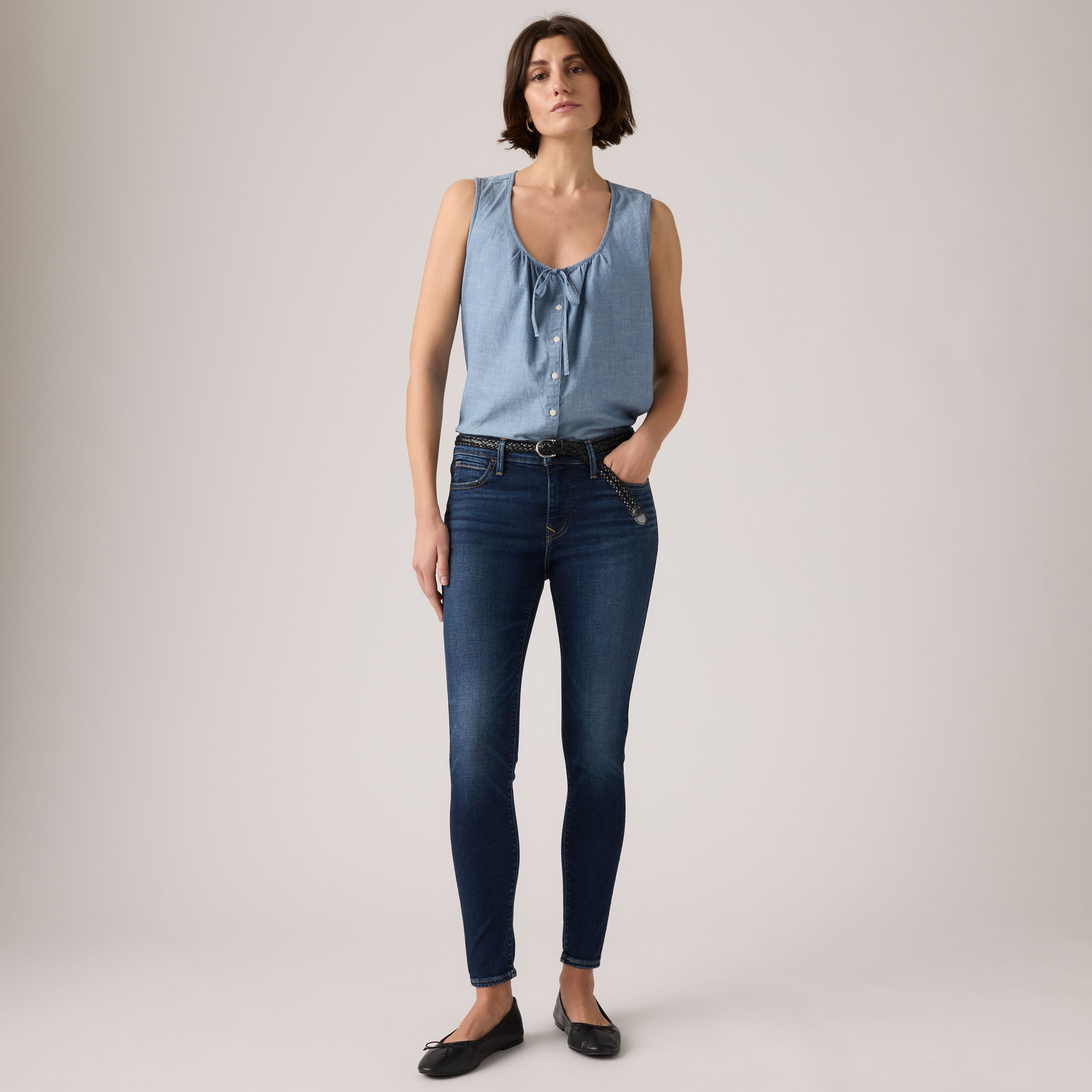 710&amp;trade; Mid Rise Super Skinny Jeans