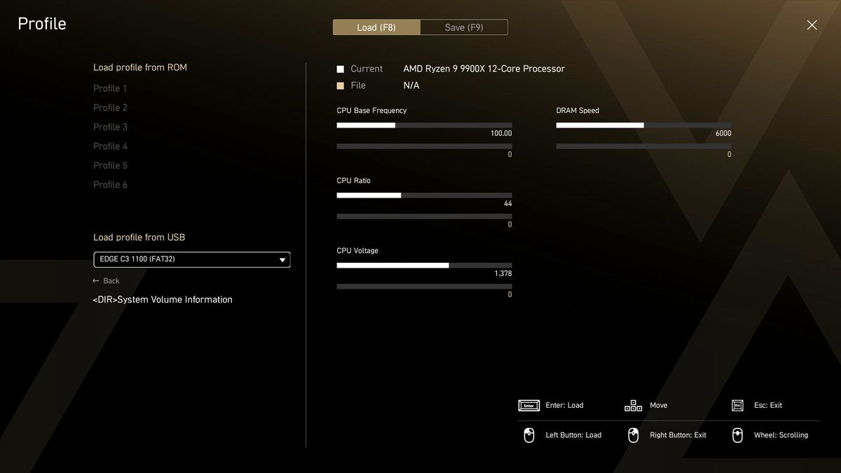 MSI X870E Godlike X - BIOS