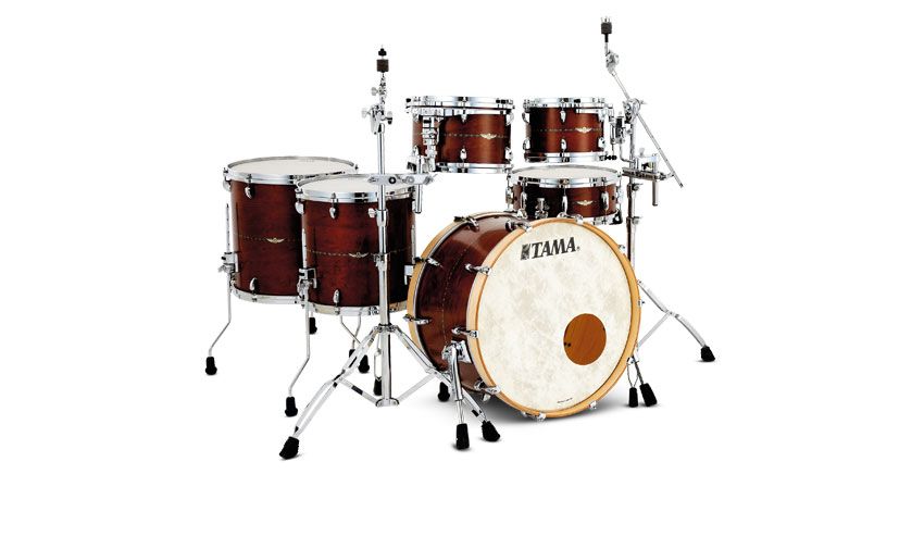 The perimeter inlay motif sets off the superbly finished shells in Satin Antique Brown