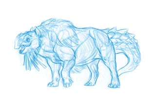 How to create a fantasy beast: look at the detail