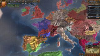 Example screen of imported saved game from Crusader Kings II into Europa Universalis IV (2)
