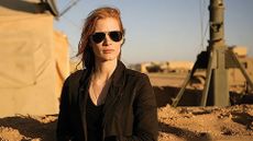 A still of Jessica Chastain wearing sunglasses in Zero Dark Thirty.