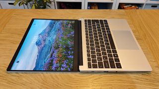 Framework Laptop DIY Edition on a wood desk