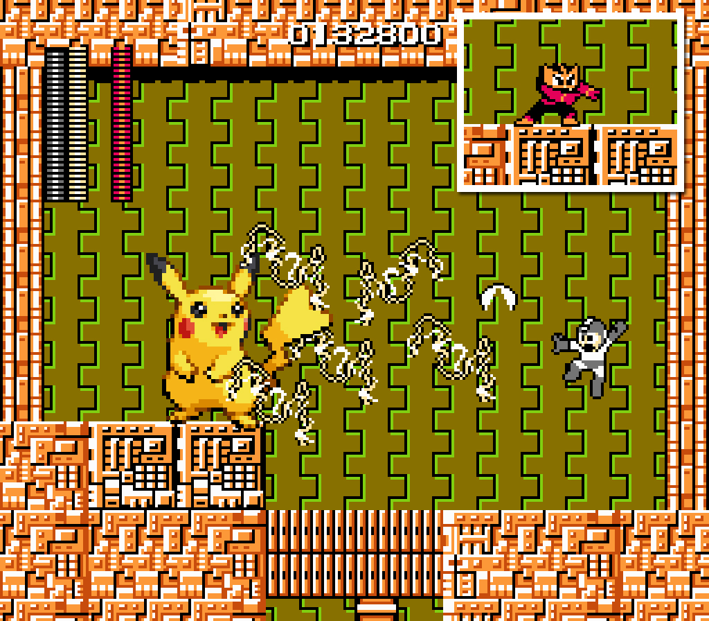 Pikachu as... Elec Man