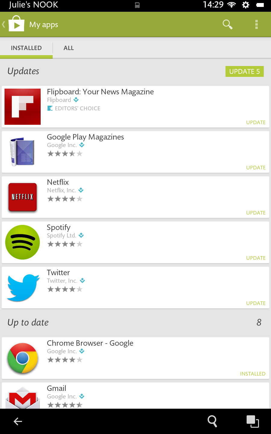 Apps and games Nook HD review Page 5 TechRadar