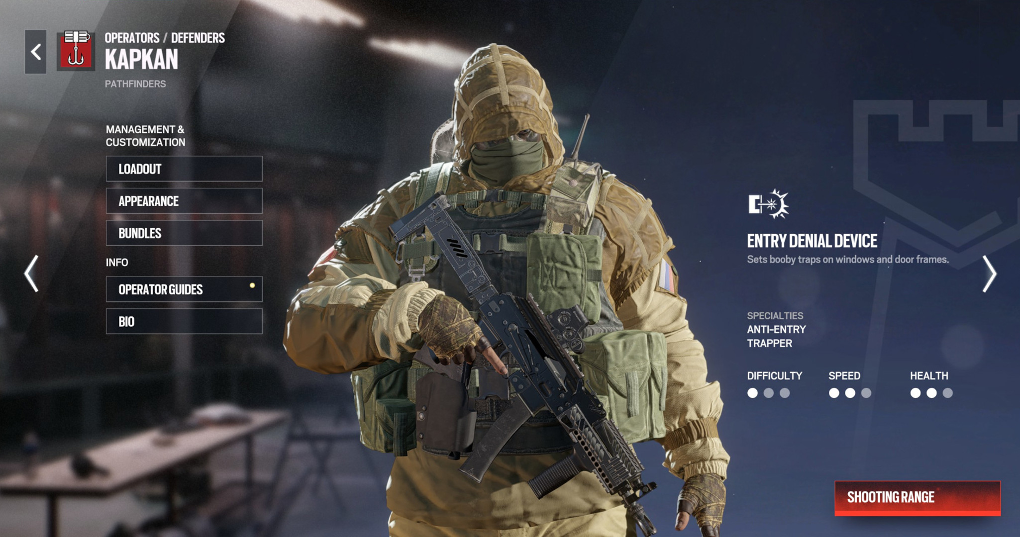 Rainbow Six Siege X Operators - Kapkan