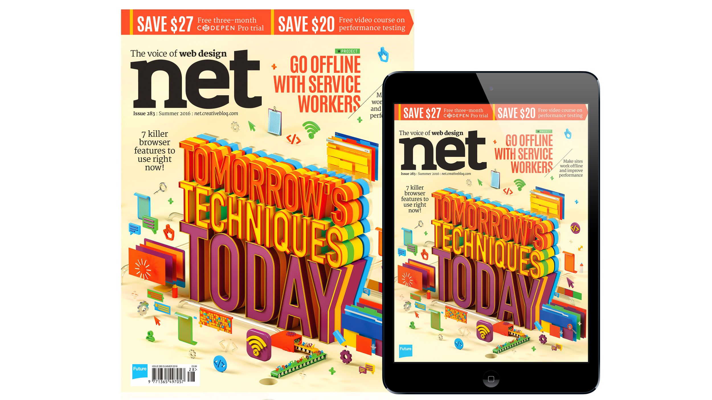 New issue of net out now: use tomorrow's techniques today | Creative Bloq