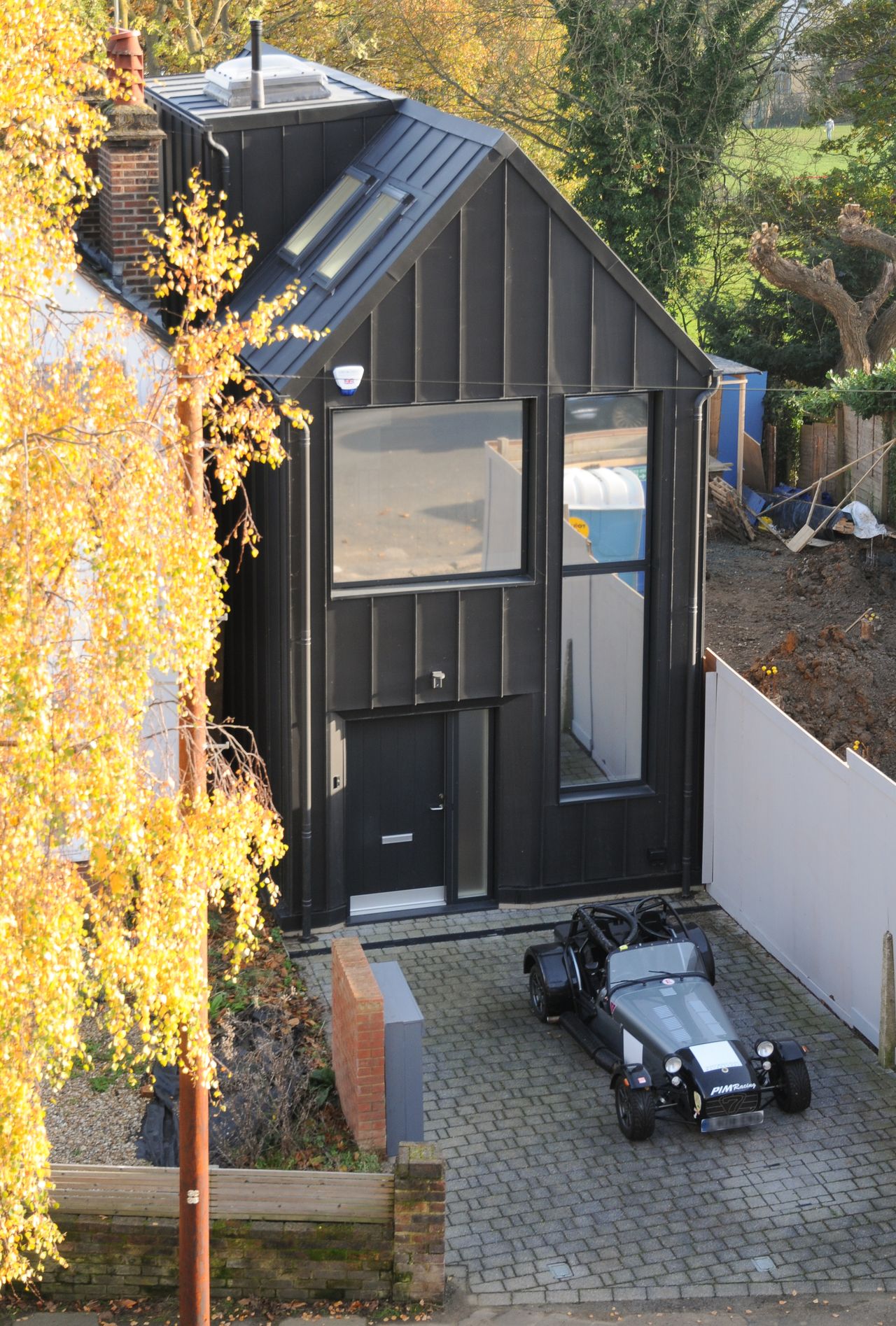 a five storey infill self build on a brownfield site