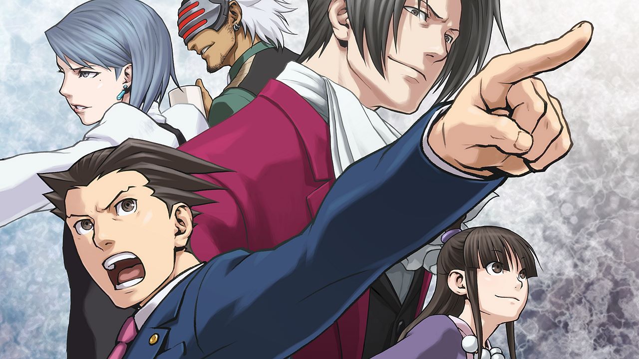 The cast of Ace Attorney
