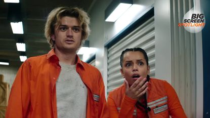 Joe Kerry as Travis 'Teacake' Meachum and Georgina Campbell as Naomi Williams in Cold Storage