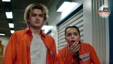 Joe Kerry as Travis 'Teacake' Meachum and Georgina Campbell as Naomi Williams in Cold Storage