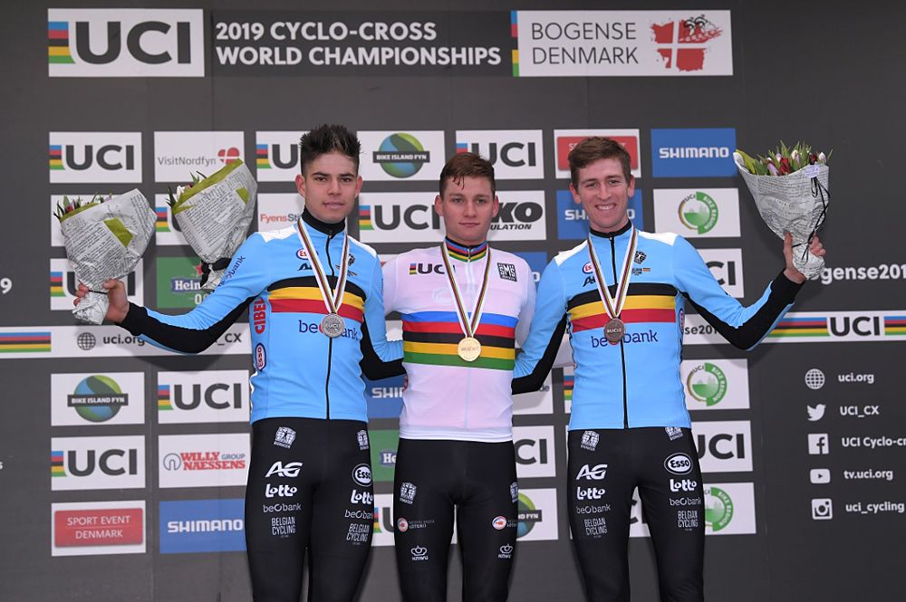 Mathieu van der Poel wins the 2019 UCI Cyclo-cross World Championships in Bogense