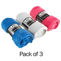 Hastings Home Blankets 3-Pack