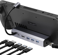 JSAUX Docking Station for Steam Deck | 3 USB-A 3.0 ports | HDMI 2.0 | Ethernet | $49.99