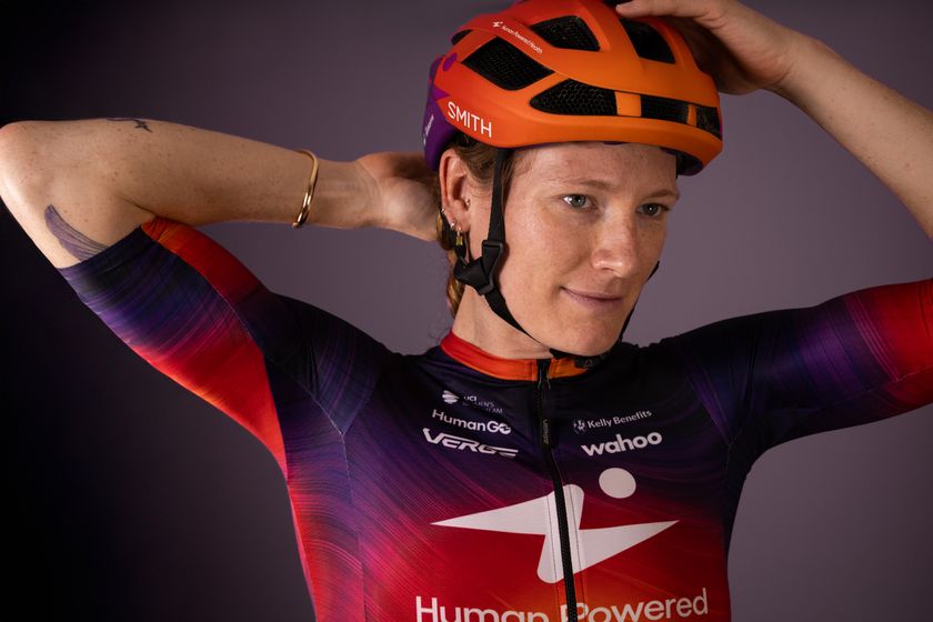 Lily Williams models the 2026 Human Powered Health kit