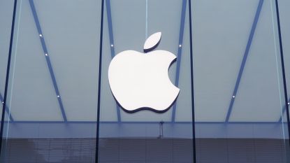 Apple logo pictured on a storefront in Hangzhou city, Zhejiang province, China.