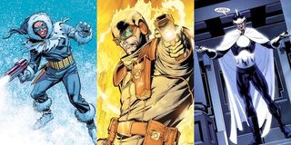 Captain Cold, Heat Wave and Dr. Light comics
