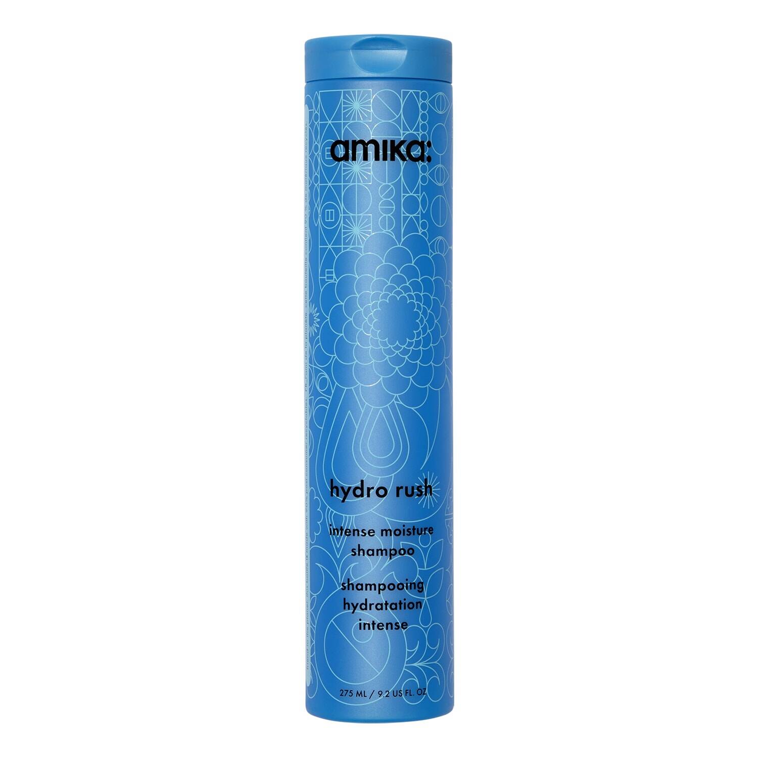 Amika Hydro Rush - Intense Moisture Shampoo With Hyaluronic Acid 275ml