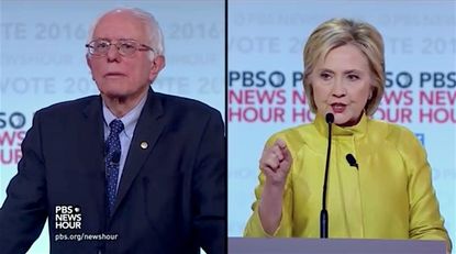 Hillary Clinton and Bernie Sanders fight over Wall Street influence