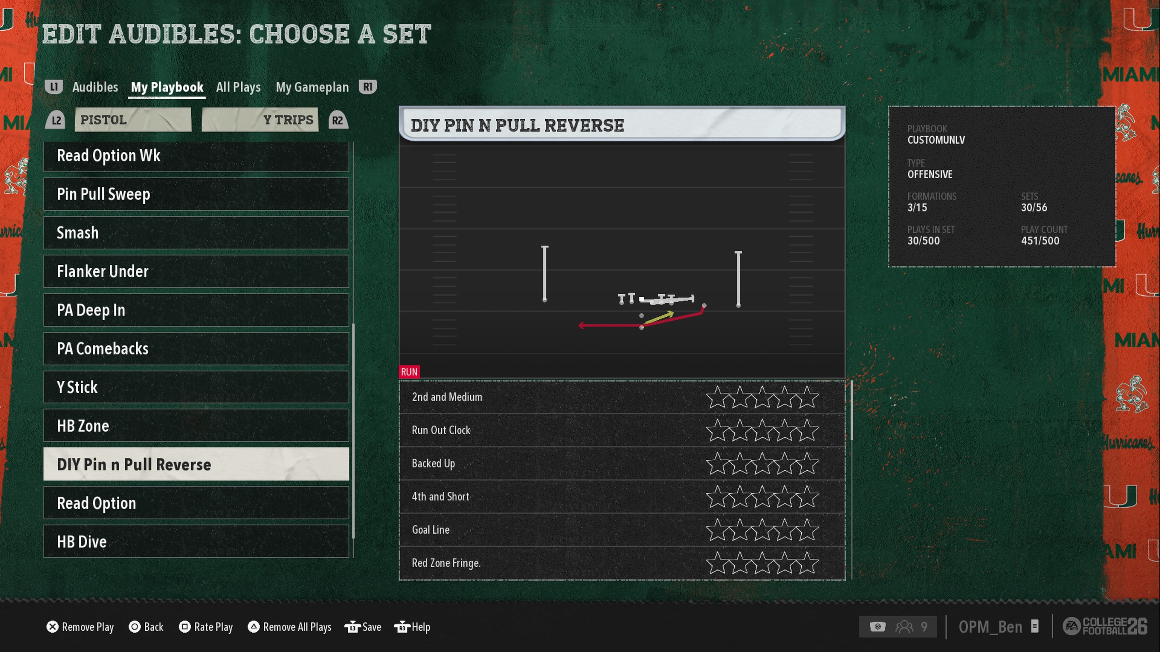 DIY Pin N Pull Reverse in College Football 26